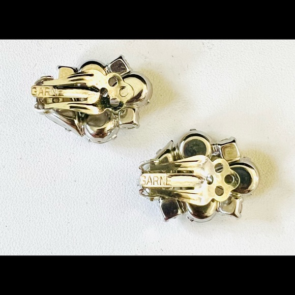 Statement Signed Elegant Crystal Clip On Earrings - Picture 9 of 9